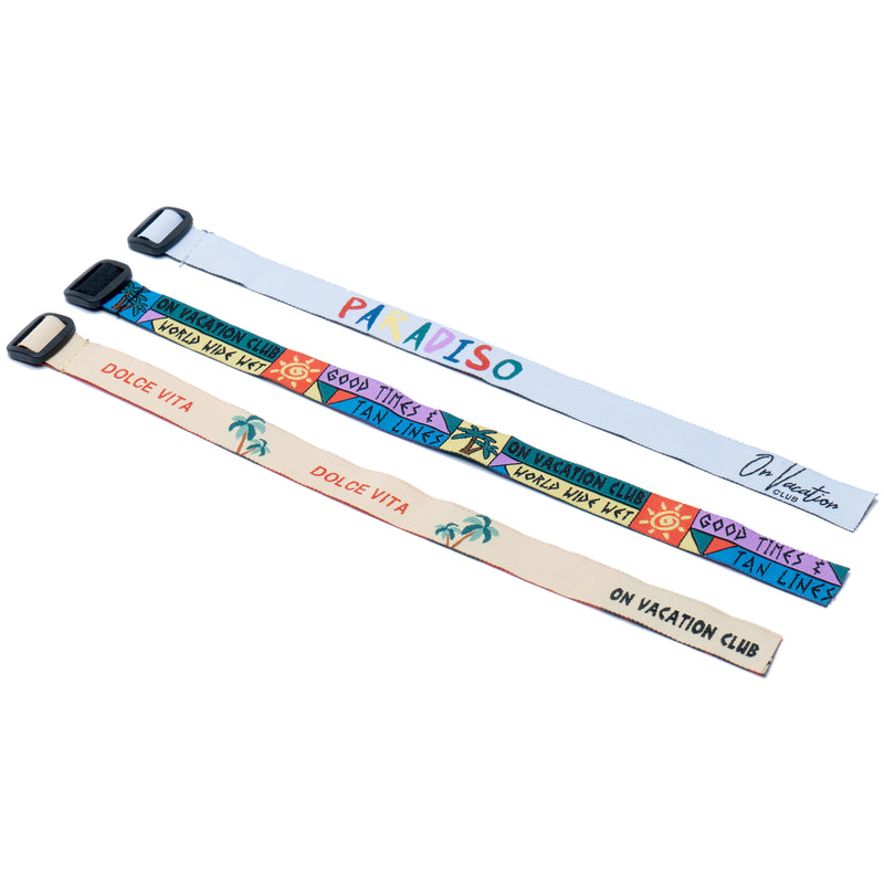 On Vacation Club Bracelets 3-Pack