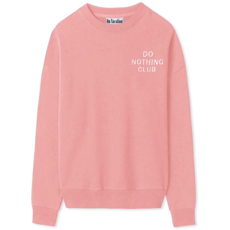Do Nothing Club Sweater - Rose