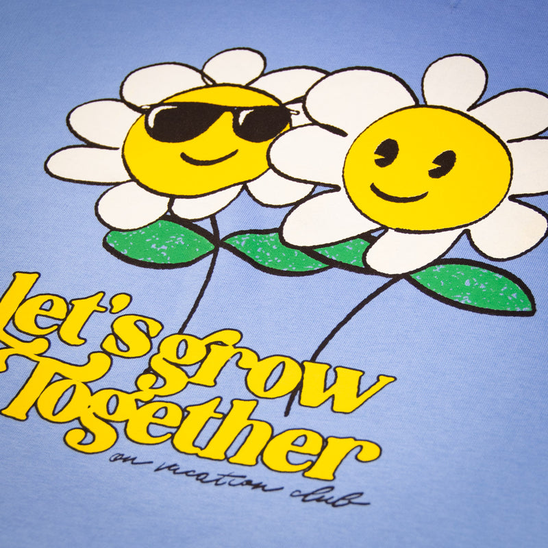 Let's Grow Together Hoodie - Light Blue