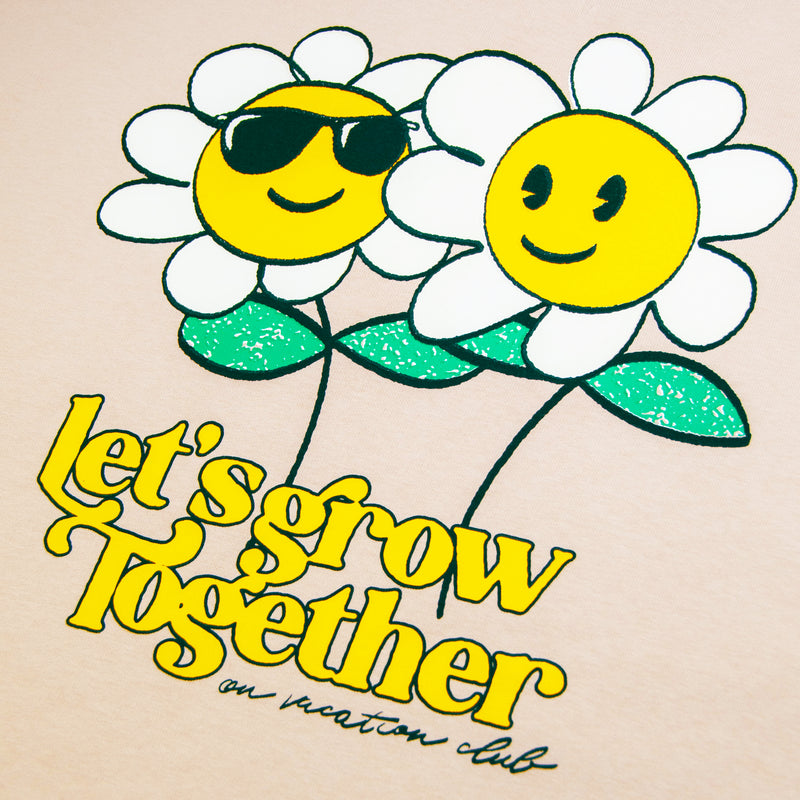 Let's Grow Together T-Shirt - Sand