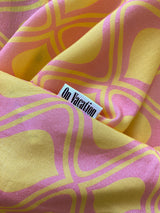 Retro Viscose Shirt- Vanilla/Rose