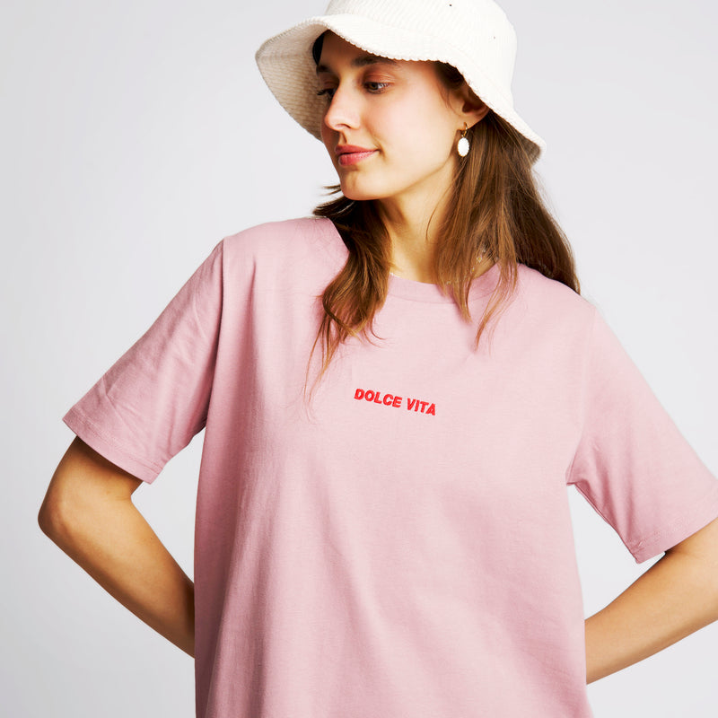 Ladies' Dolce Vita T-Shirt Dress - light Pink