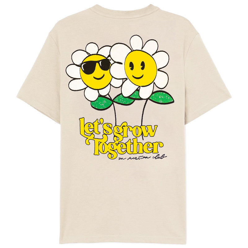 Let's Grow Together T-Shirt - Sand