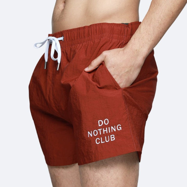 Do Nothing Club Swim Shorts - Bordeaux