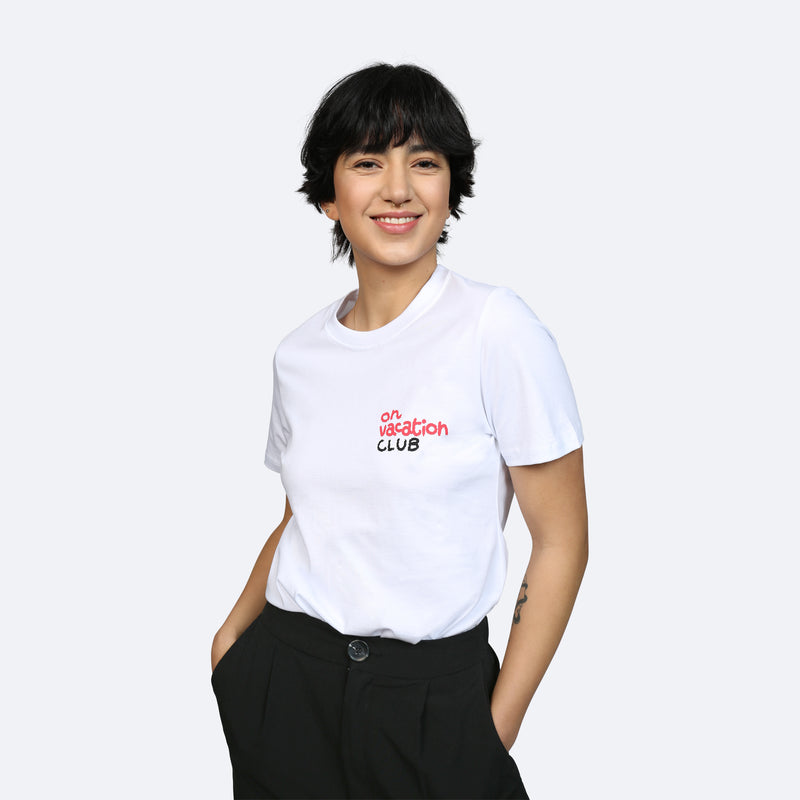 ASAP As Slow as Possible Ladies T-Shirt - White