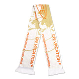 Goodlife Knit Scarf - White/Orange