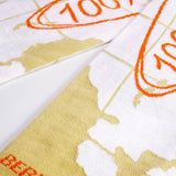 Goodlife Knit Scarf - White/Orange