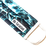 All Over Print Face Mask With Neckband - Ocean