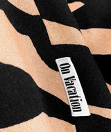 Zebra Viscose Shirt- Brown/Black