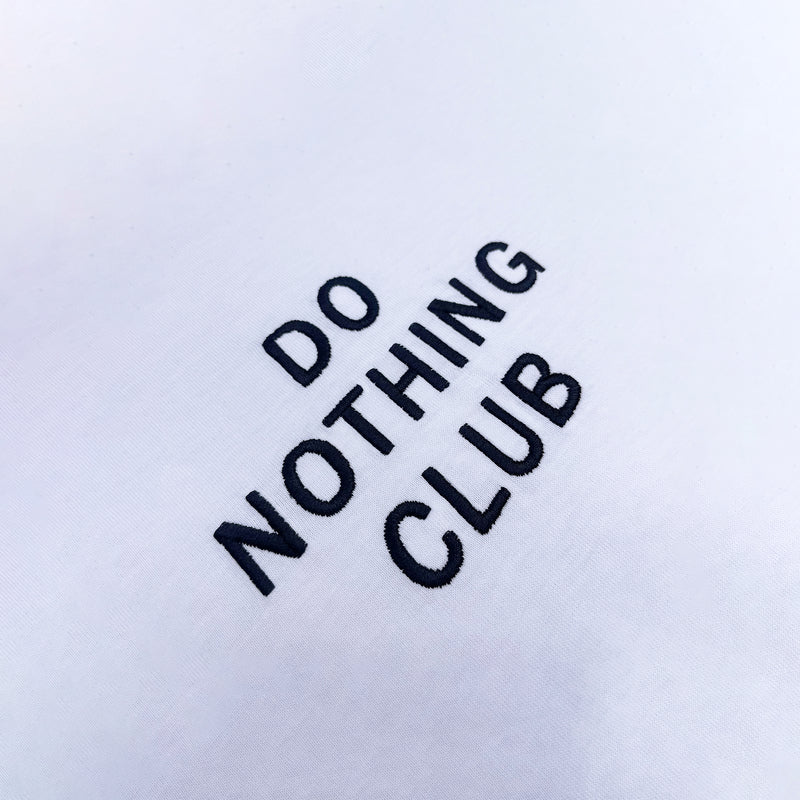 Do Nothing Club T-Shirt - White