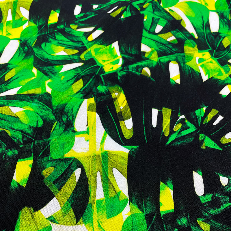 Palm Viscose Shirt- Green