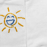 Sun Smile Tennis Socks - White